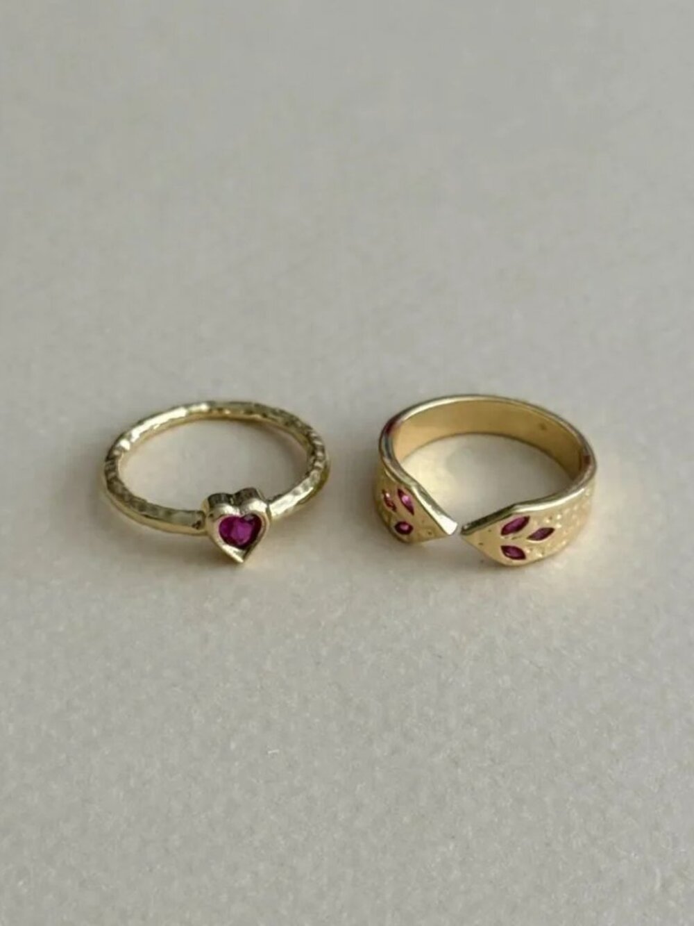 Heart ring2416 - Picture 4 of 6